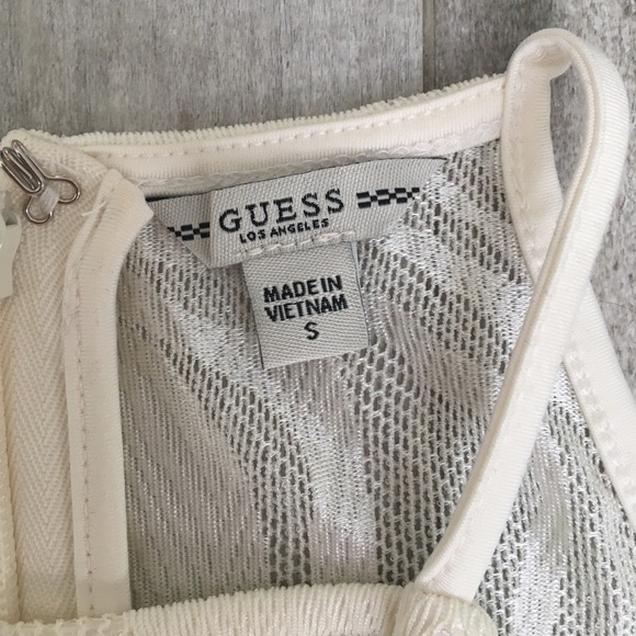 Guess Zayv sleeveless high neck lace dress small - Picture 4 of 11